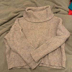 Express Grey Sparkle Sweater